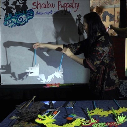 Chinese Dragon Shadow Puppets