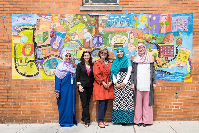 Union City school unveils Peace Mural made by its students