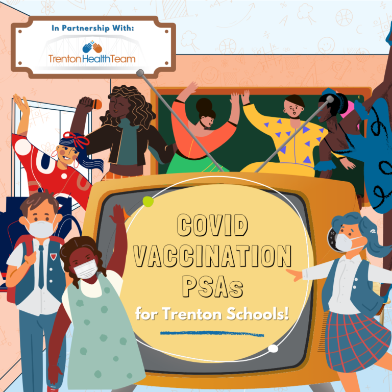 Artists Share COVID-19 Vaccine Messages with Trenton Students