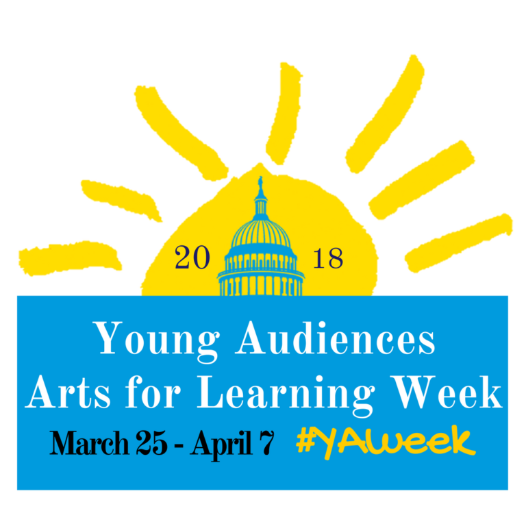 National Young Audiences Arts for Learning Week is March 25–April 7, 2018